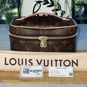 Authentic Louis Vuitton Mini Nice Toiletry Cosmetic Pouch